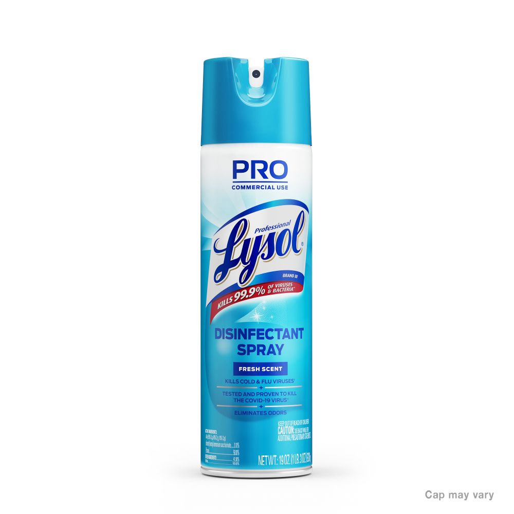 Lysol Disinfectant Fresh Scent Spray, 19 Ounce -- 12 Per Case