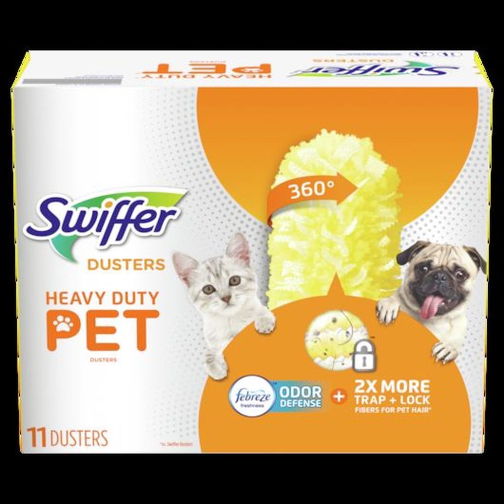 Swiffer Odor Defense Pet Heavy Duty Duster Refill, 11 Count -- 3 Per Case