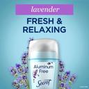 Secret Real Lavender Aluminum Free Deodorant, 2.4 Ounce -- 12 per case