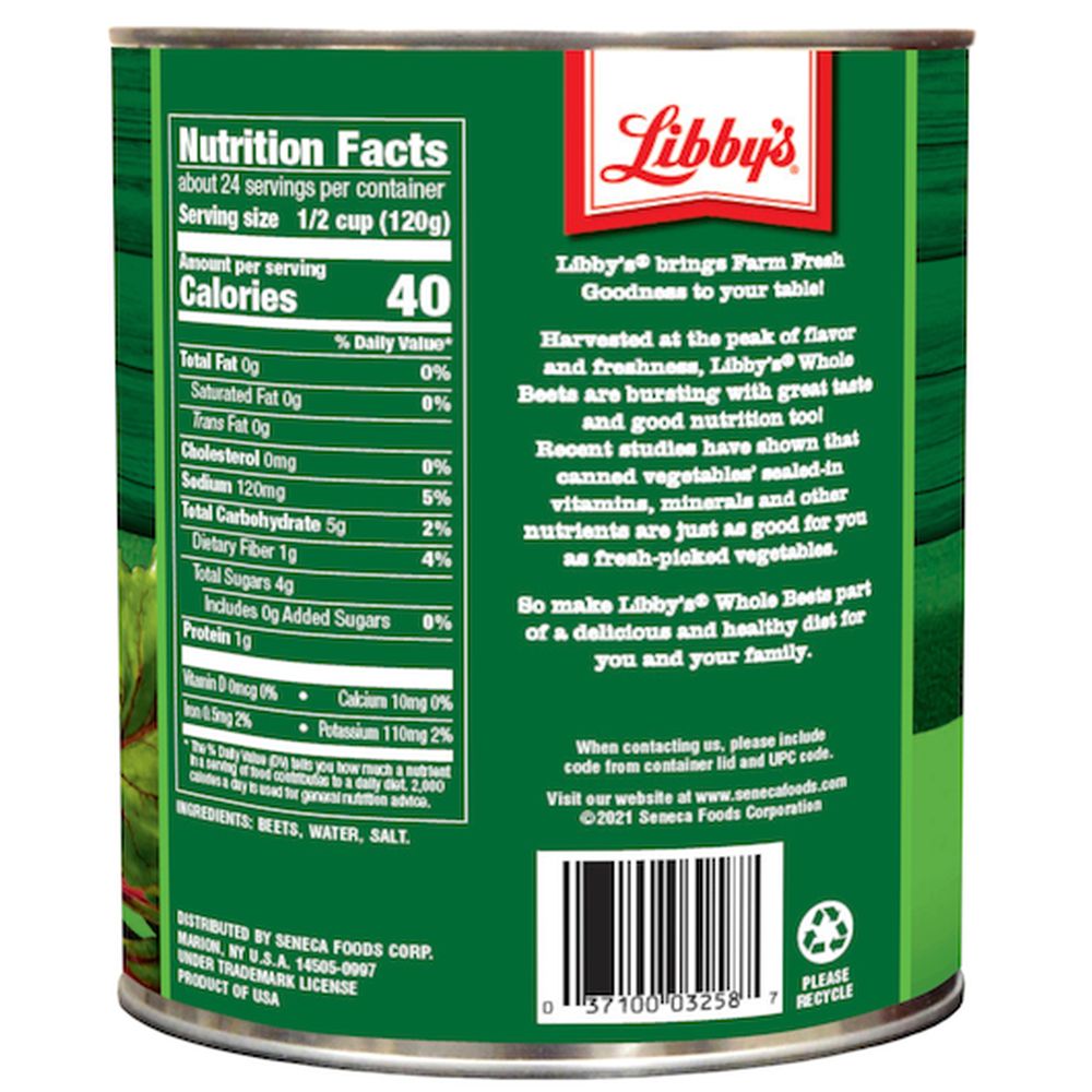 Libbys Whole Beets, 104 Ounce -- 6 per case