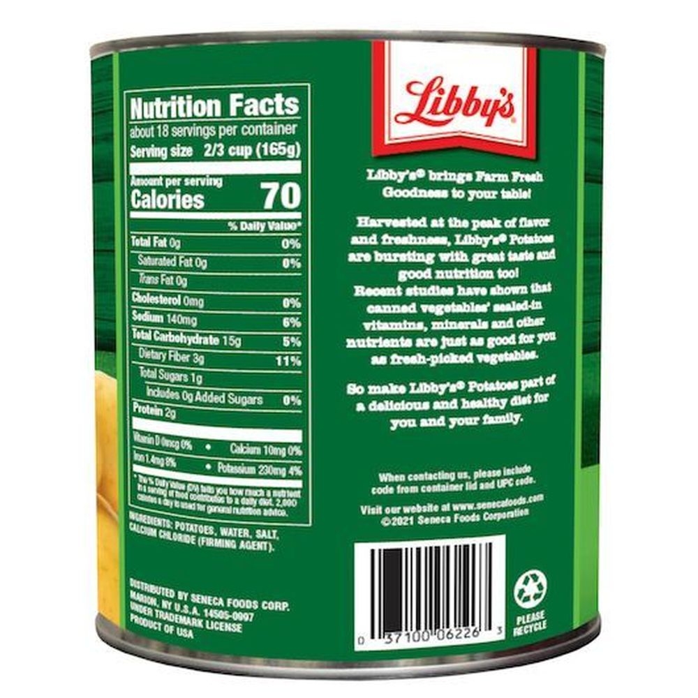 Libbys Whole White Potatoes, 102 Ounce -- 6 per case