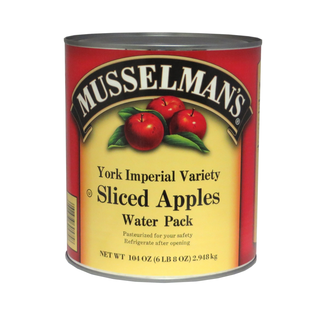 Knouse Foods Musselmans Sliced Apple, 104 Ounce -- 6 per case.