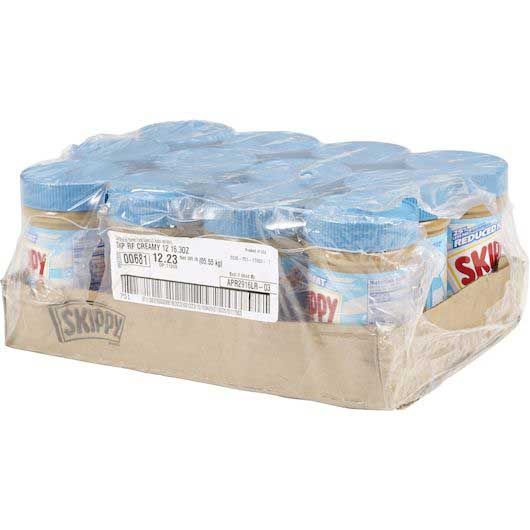 Skippy Reduced Fat Creamy Peanut Butter, 16.3 Ounce -- 12 Per Case