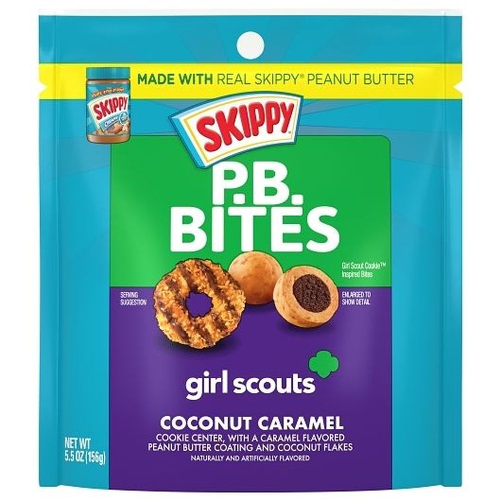 Skippy Girl Scout Coconut Caramel Bites, 5.5 Ounce - 8 per case