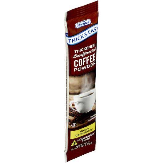 Thick & Easy Decaffeinated Instant Thickened Coffee, Honey Pocket, 7 Gram -- 72 Per Case