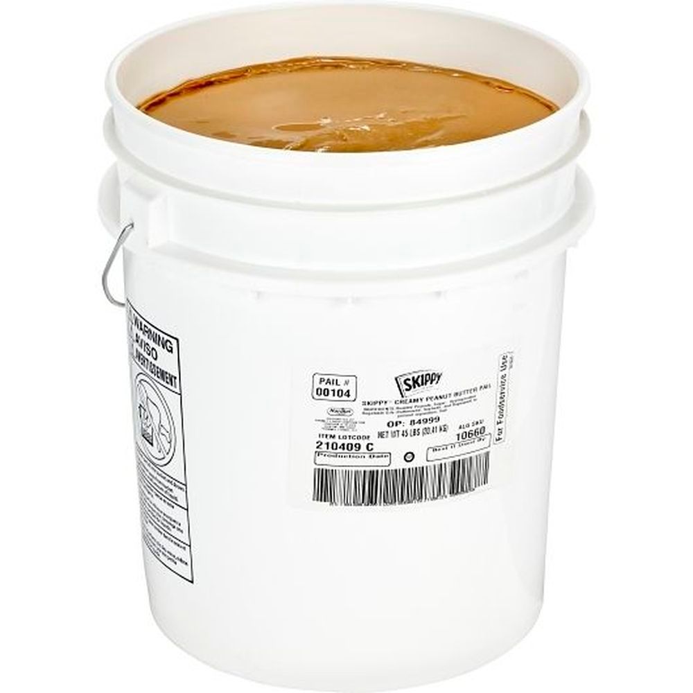 Skippy Creamy Peanut Butter, 45 Pound