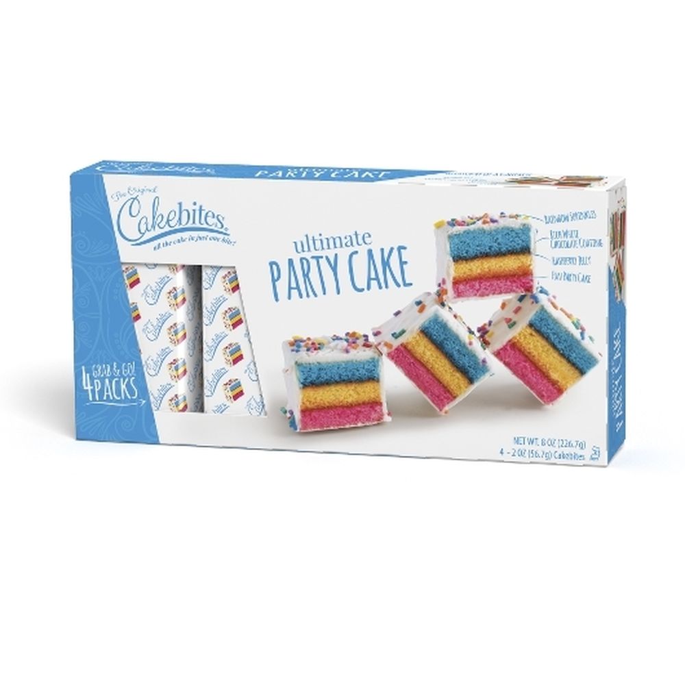 Cookies United Party Cake Cakebites, 8 Ounce -- 12 per case