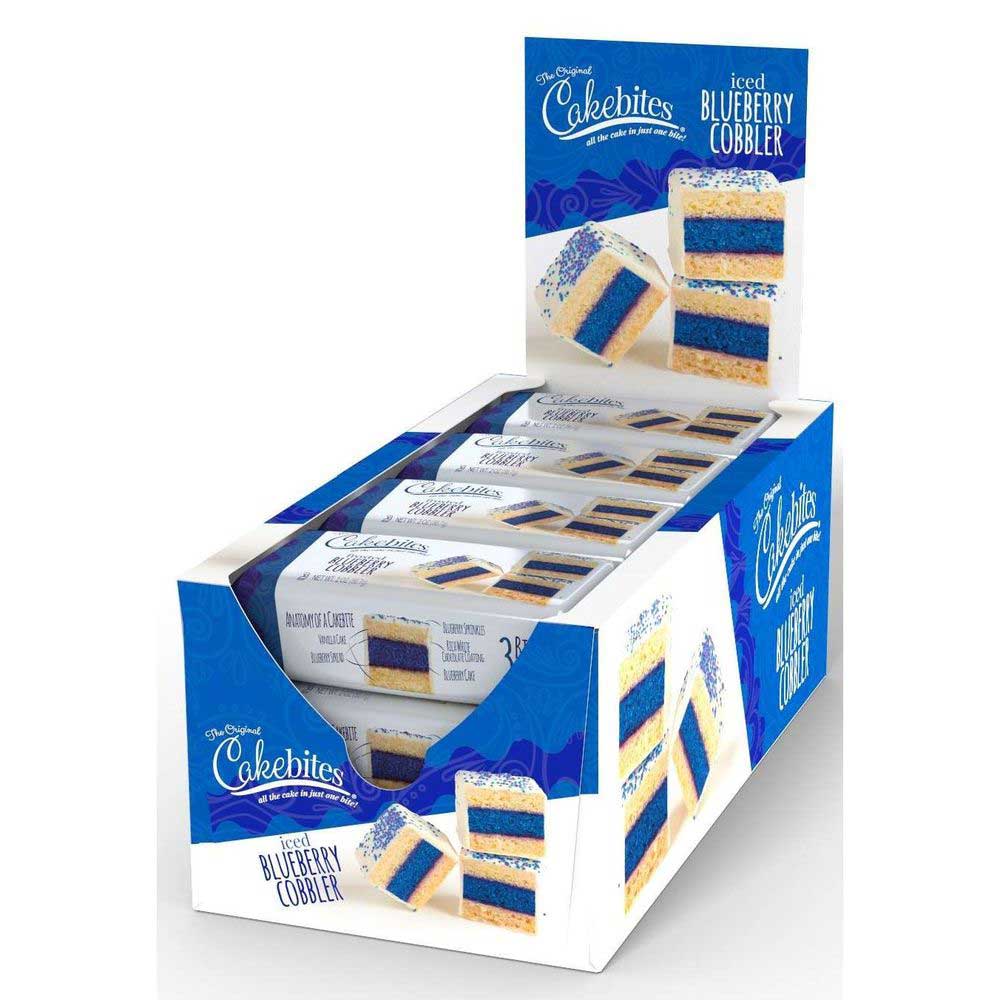 Cookies United Iced Blueberry Cobbler Cakebites, 2 Ounce -- 768 per case.