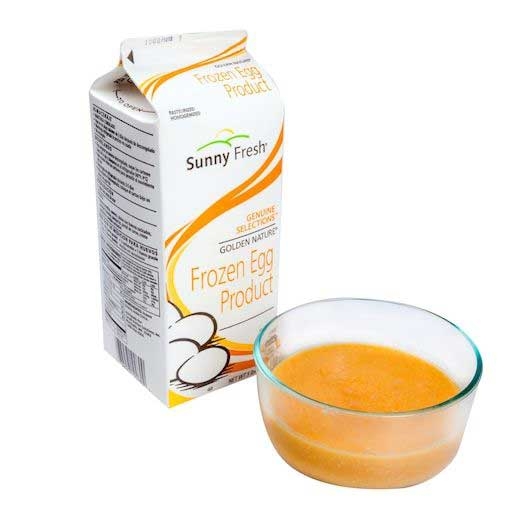 Sunny Fresh Golden Nature Liquid Whole Egg, 5 Pound -- 6 per case