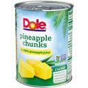 Dole Pineapple Chunks in Juice, 20 Ounce -- 12 per case.