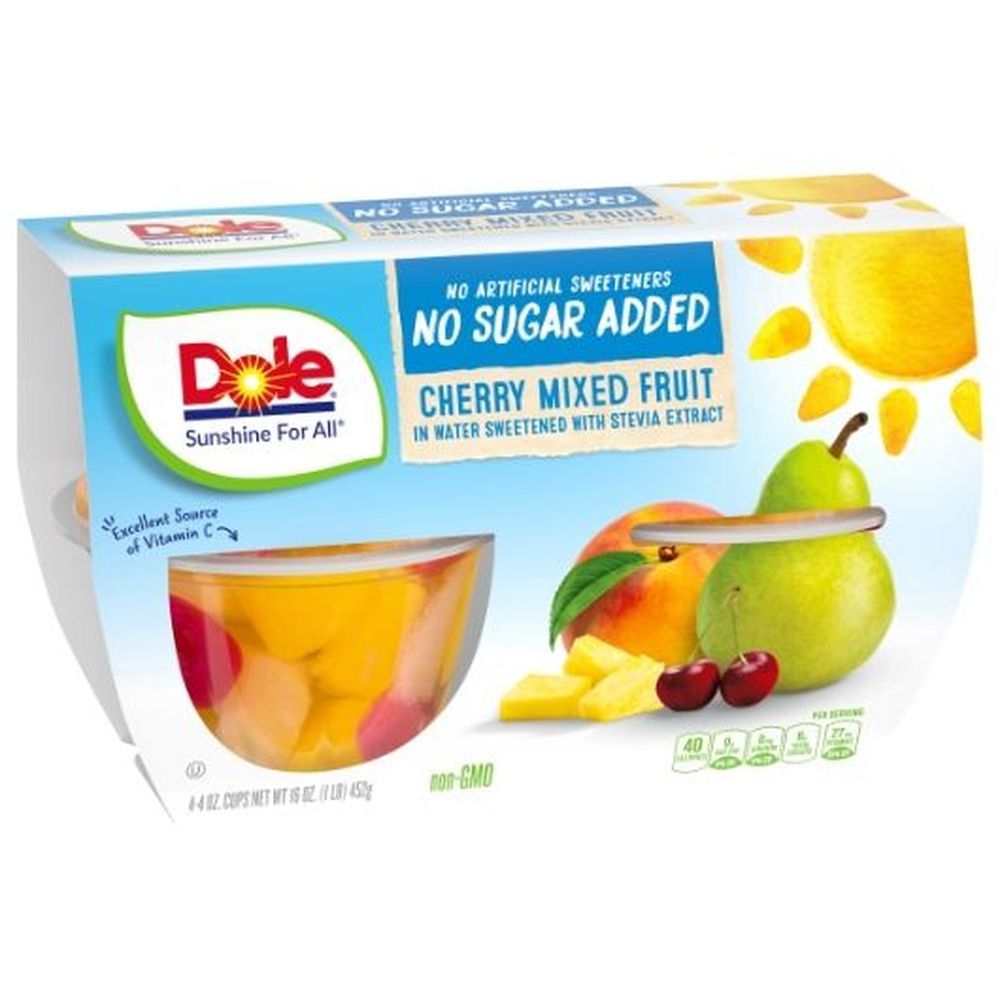 Dole Cherry Mixed Fruit, 16 Ounce -- 6 Per Case