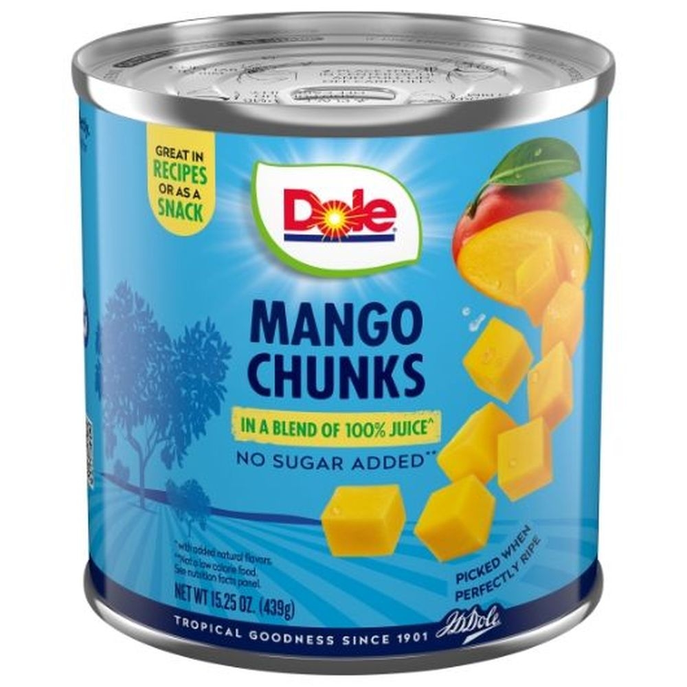 Dole Sugar Free Mango Chunks in Juice, 15.25 Ounce -- 12 per case