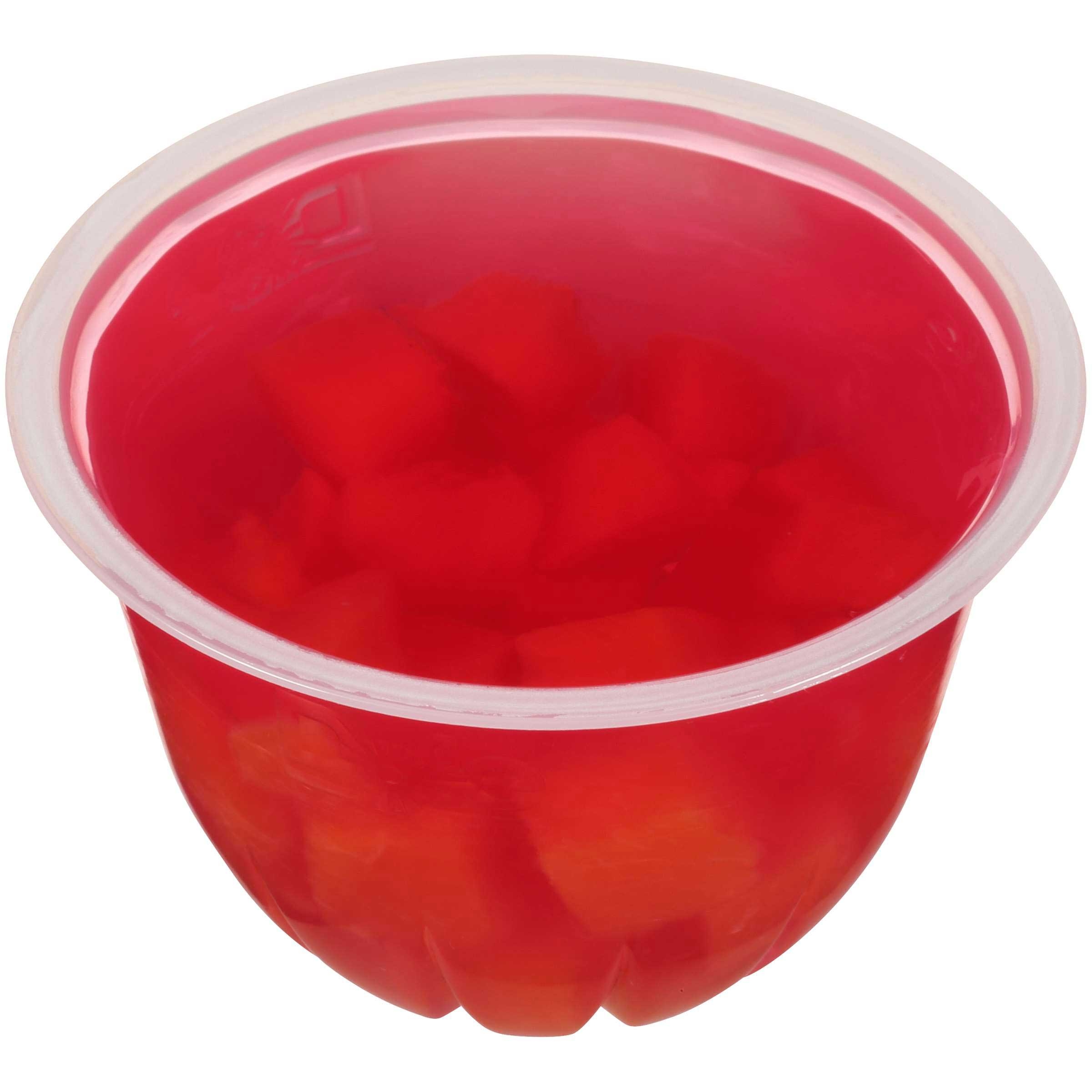 Dole Peach In Strawberry Gel, 4.3 Ounce -- 36 Case