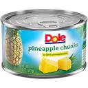 Dole Pineapple Chunks In Juice -- 12 per case.