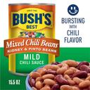 Bushs Best Mixed Chili Kidney and Pinto Beans in Chili Sauce, 15.5 Ounce -- 12 per case