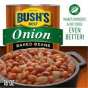 Bushs Best Onion Baked Beans, 16 Ounce -- 12 per case