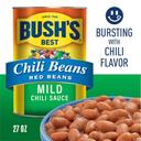 Bushs Best Red Chili Beans in Mild Chili Sauce, 27 Ounce -- 12 per case