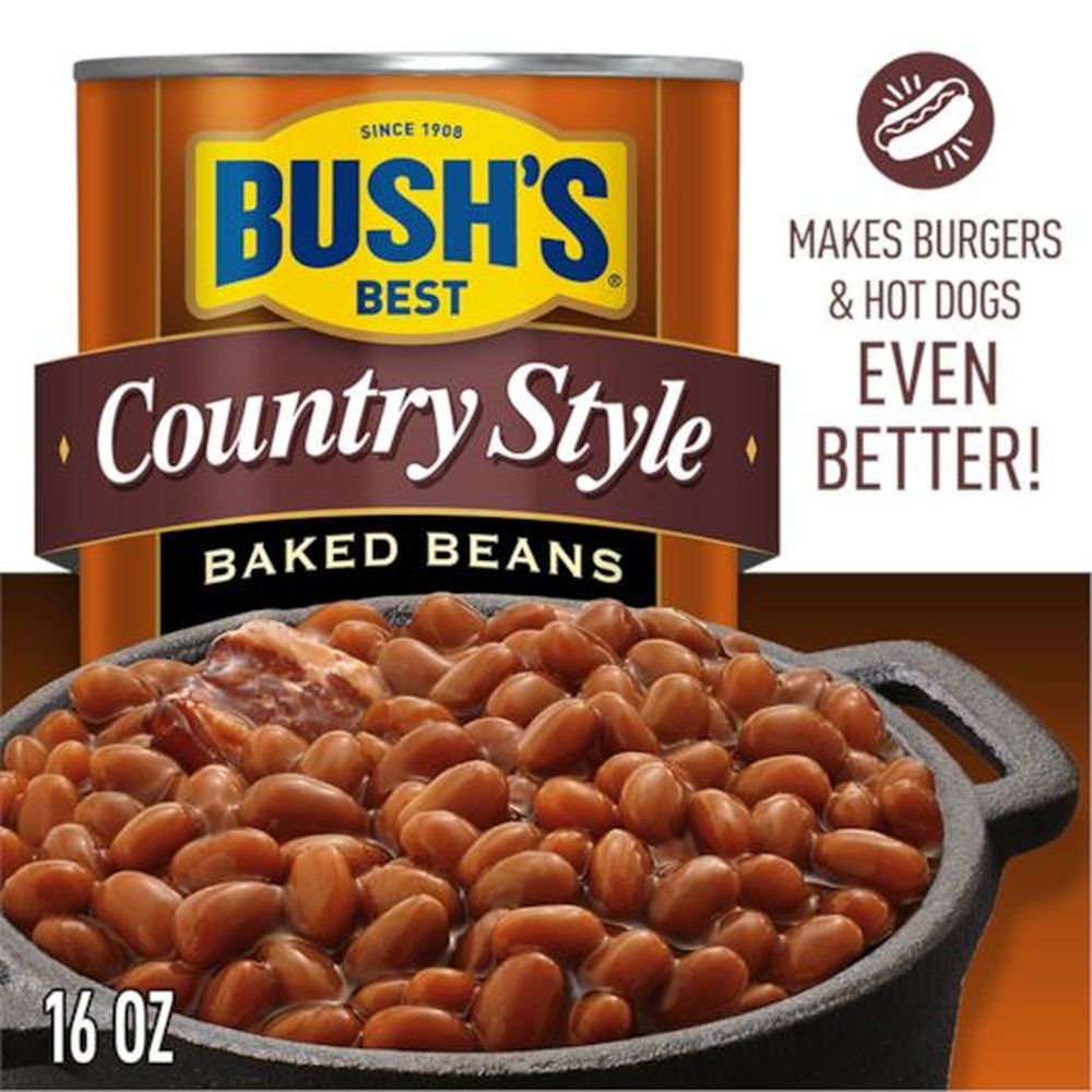 Bushs Best Country Style Baked Beans, 16 Ounce -- 12 per case