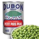 Dubon Early Spring Petit Pois Green Peas, 15 Ounce -- 12 per case