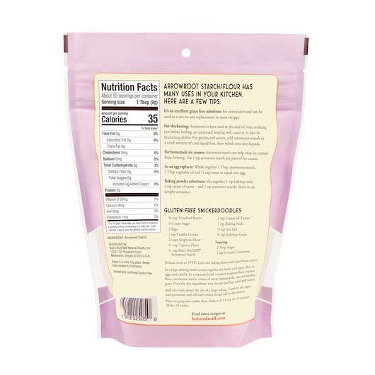 Bobs Red Mill Arrowroot Starch/Flour, 16 Ounce -- 4 per case