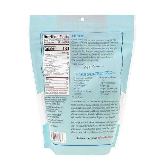 Bobs Red Mill Gluten Free 1 to 1 Baking Flour, 22 Ounce -- 4 per case
