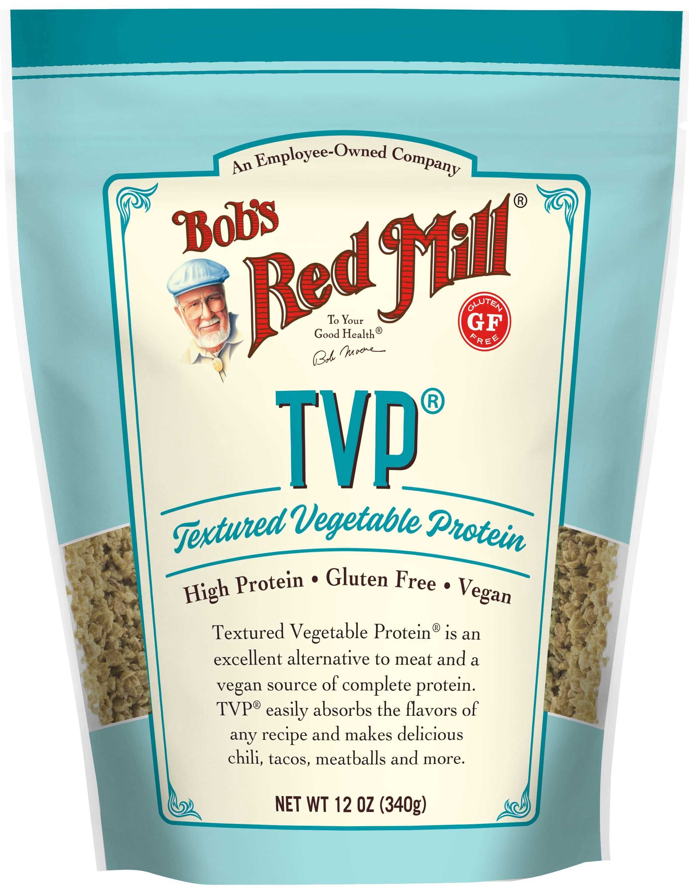Bob's Red Mill Textured Vegetable Protein, 12 Ounce -- 4 Per Case