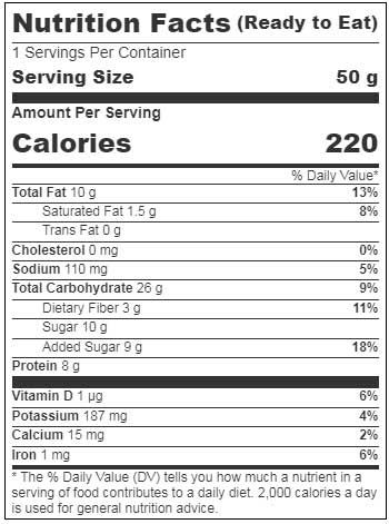 Bob's Red Mill Peanut Butter Honey And Oats Bob's Bar, 1.76 Ounce, 12 Count -- 12 Per Case