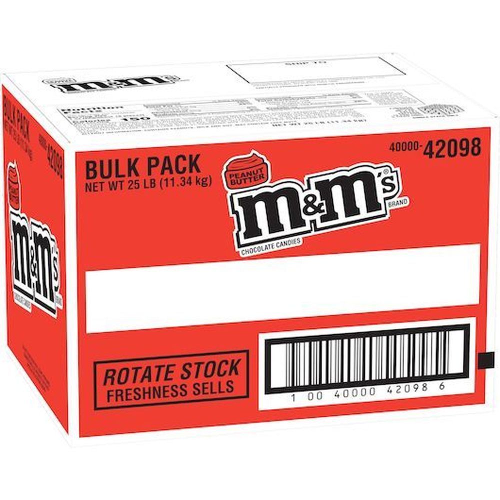 M&m's Bite Size Peanut Butter Chocolate Candies, 2 Pound