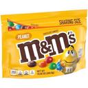 M and Ms Sharing Size Peanut Chocolate Candies, 10.05 Ounce Stand Up Pouch -- 12 per case