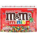 M and Ms Sharing Size Minis Peanut Butter Chocolate Candy, 8.6 Ounce Stand Up Pouch -- 8 per case