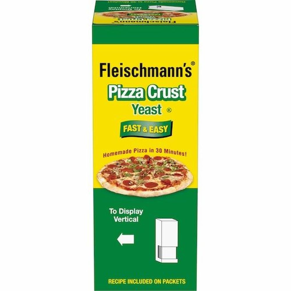 Fleischmann's Pizza Crust Yeast, 0.75 Ounce -- 40 Per Case