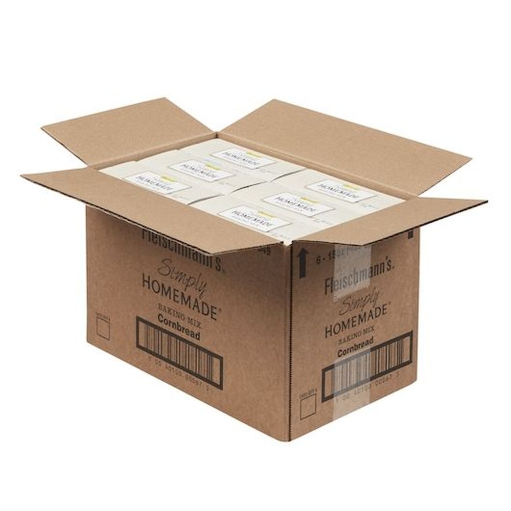 Fleischmanns Simply Homemade Corn Bread Mix, 15 Ounce -- 6 per case