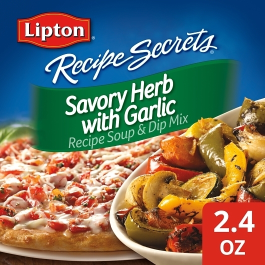 Lipton Recipe Secrets Savory Herb with Garlic Soup and Dip Mix, 2.4 Ounce -- 12 per case