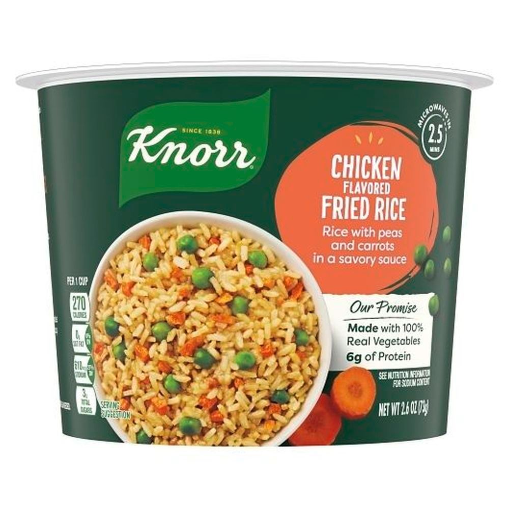 Knorr Chicken Flavored Fried Rice Cup, 2.6 Ounce -- 8 Per Case