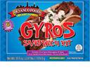 Devanco Foods Chicken Gyros Sandwich, 39.5 Ounce -- 6 per case
