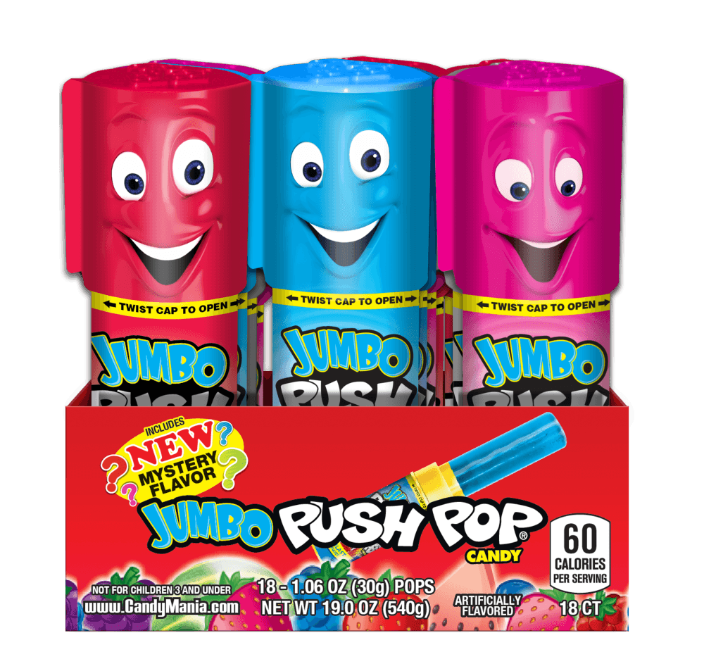 Push Pops Jumbo, 18 Count -- 20 Per Case