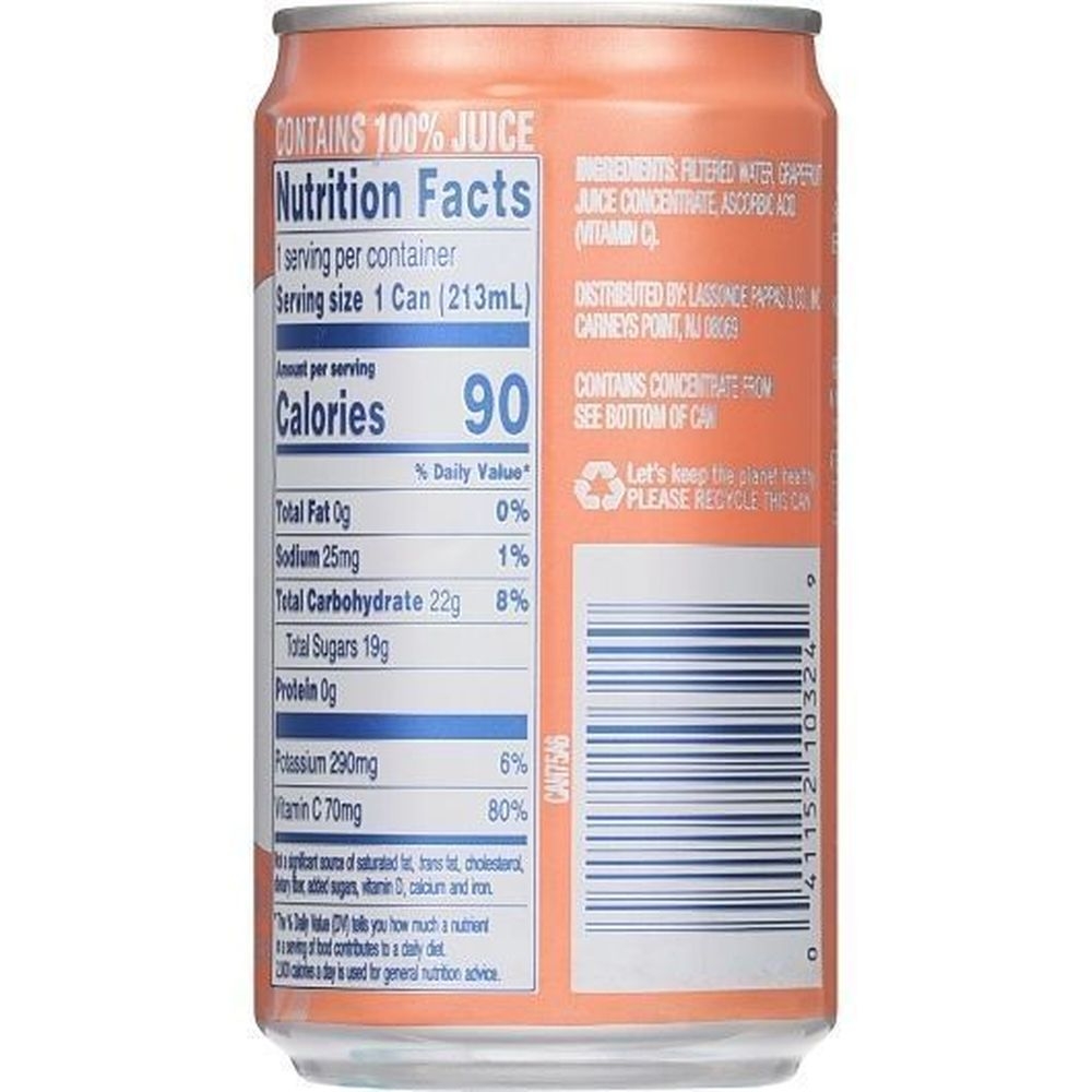 Ruby Kist Grapefruit Juice, 7.2 Fluid Ounce Can -- 24 per case