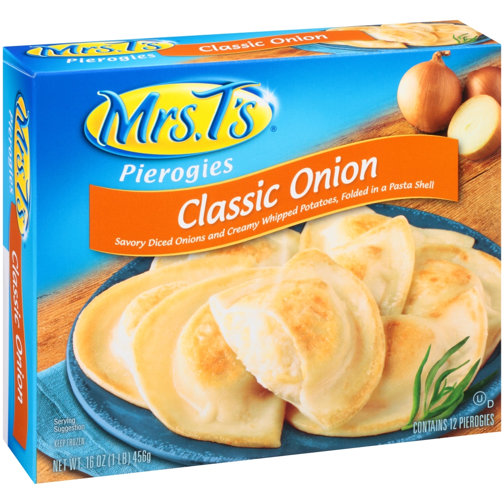 Mrs.Ts Potato and Onion Pierogi, 16.9 Ounce -- 12 per case.