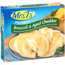 Mrs Ts Broccoli and Aged Cheddar Pierogies, 16 Ounce -- 12 per case.