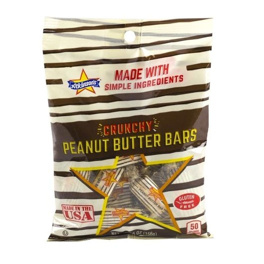 Peanut Butter Bars, Crunchy Bite Size Candy, 5.5 Ounce -- 12 Per Case