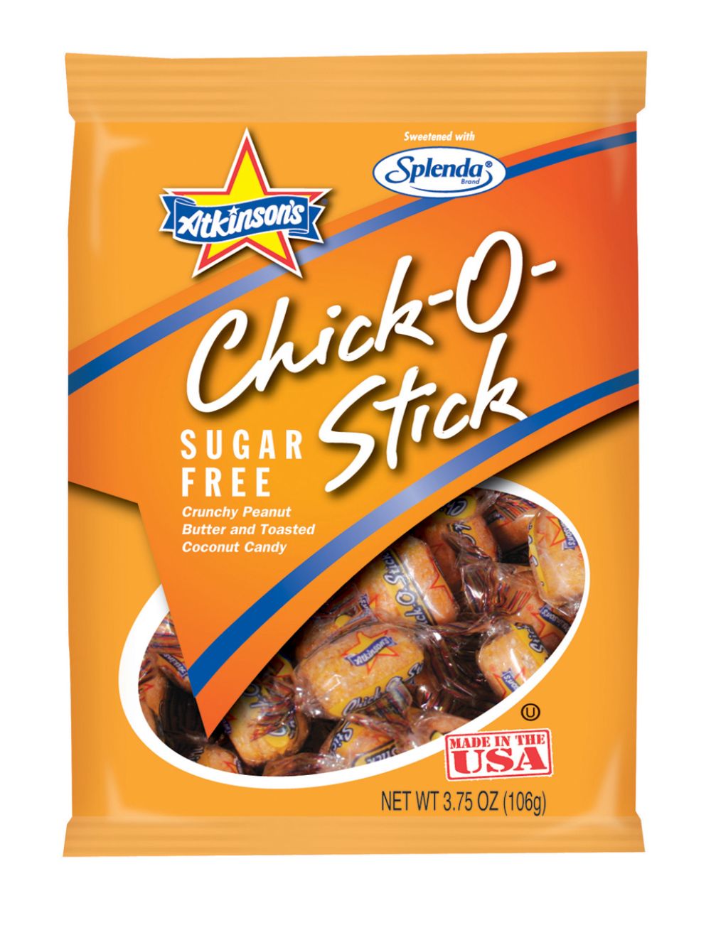 Chick-o-stick Sugar Free Candy, 3.75 Ounce -- 12 Per Case