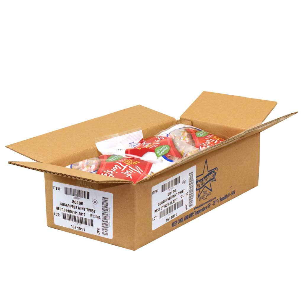 Mint Twists Sugar Free Candy, 3.75 Ounce -- 12 per case.