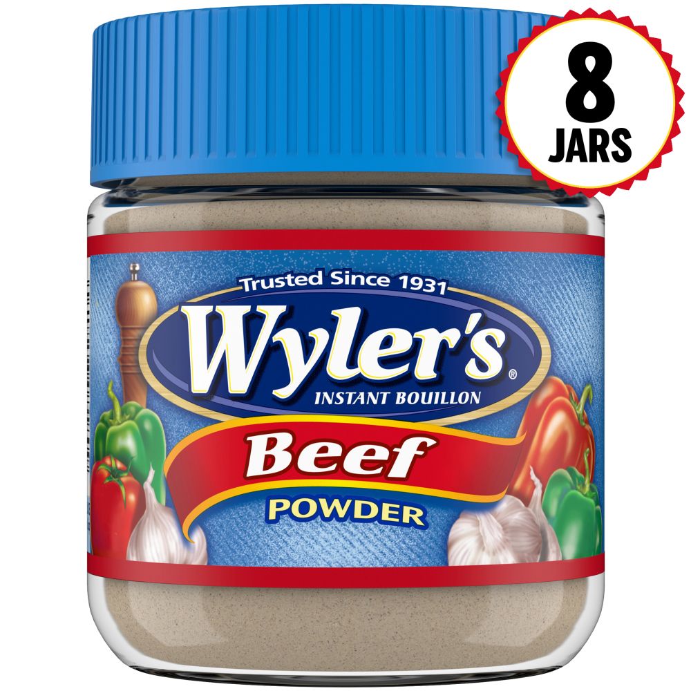 Wyler's Beef Flavor Instant Bouillon Powder, 3.75 Ounce -- 8 Per Case