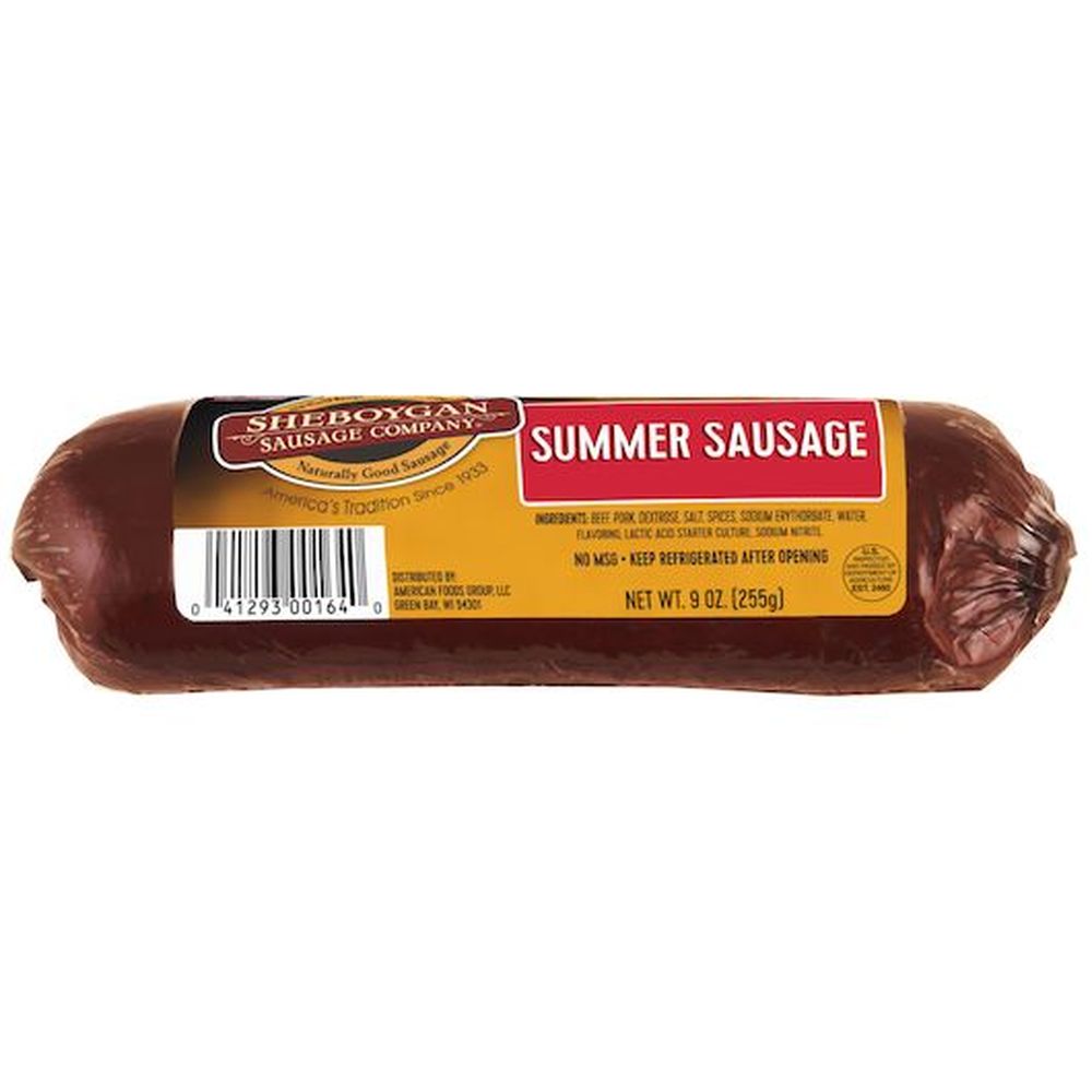 Sheboygan Shelf Stable Summer Sausage Sticks, 9 Ounce -- 36 per case