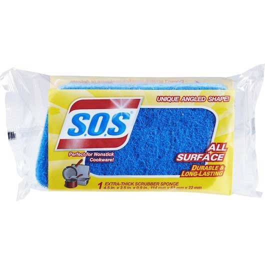 S.o.s All Surface Scrubbing Sponge -- 12 Per Case