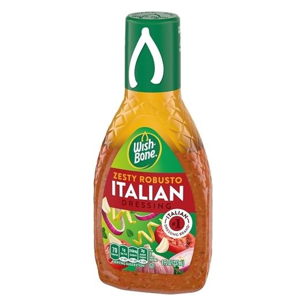Wish-Bone Zesty Robusto Italian Dressing, 8 Fluid Ounce -- 12 per case
