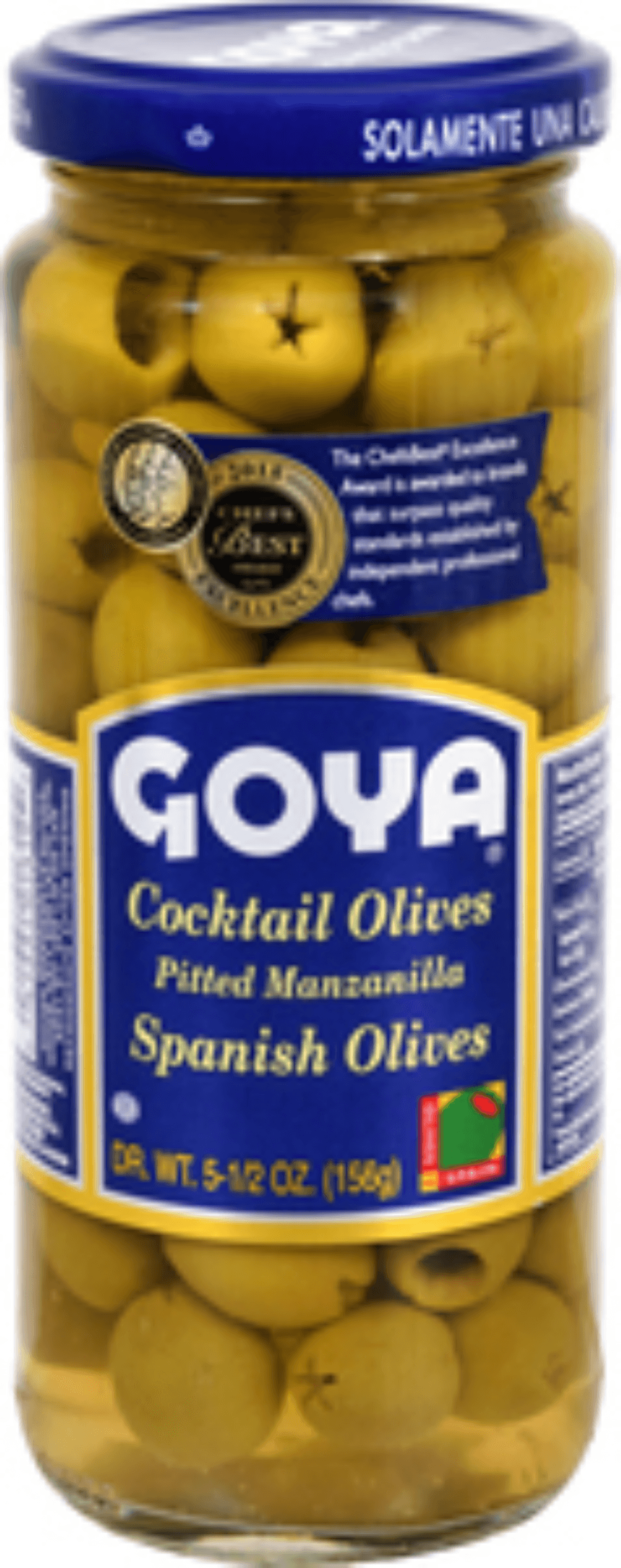 Goya Cocktail Pitted Olive, 5.5 Ounce -- 24 Per Case