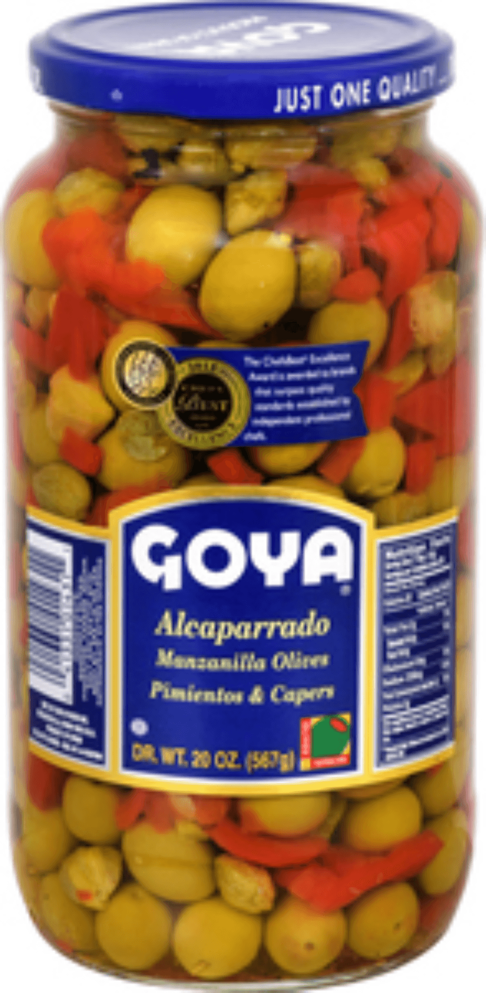 Goya Caper with Manzanilla Olive and Pimento, 20 Ounce -- 12 per case.