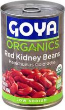 Goya Organic Red Kidney Beans - Habichuelas Coloradas, 15.5 Ounce -- 24 per case.