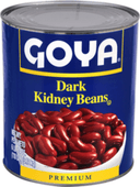 Goya Dark Kidney Beans - 110 oz. can, 6 cans per case